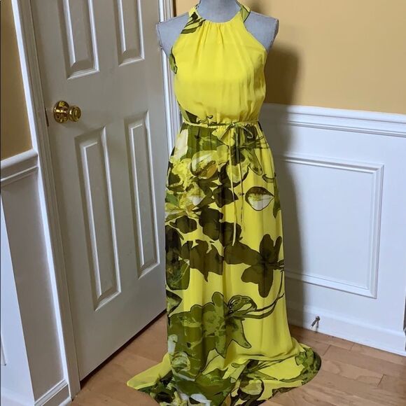 Jessica Simpson Halter Maxi Dress - Picture 1 of 8